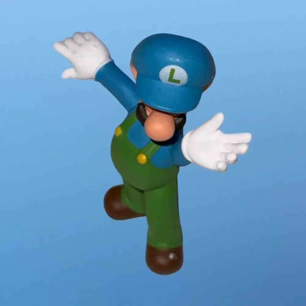 Nintendo Super Mario Bros Jakks Pacific Ice Luigi Figures 3.5”-4 A11